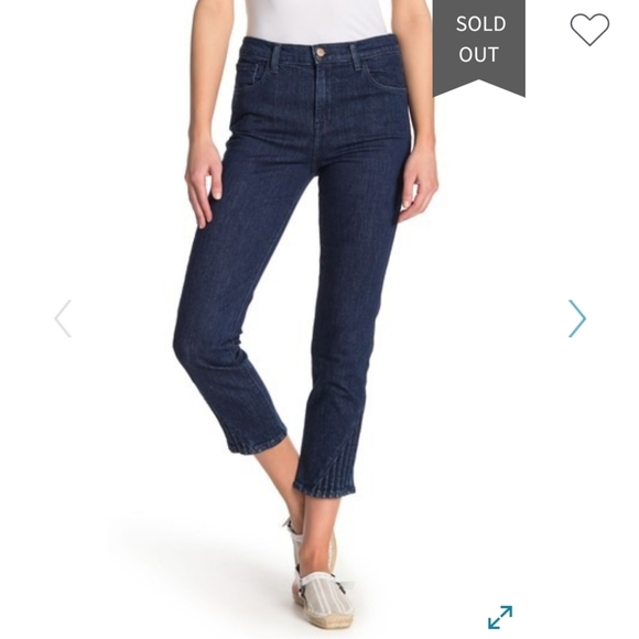 Jbrand Ruby High-Rise Cropped Cigarette Match Jean - Picture 4 of 8